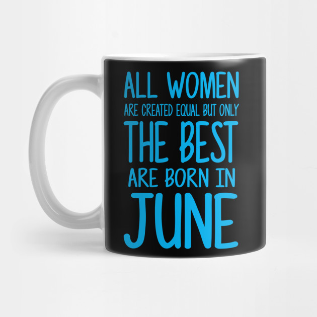 Women Born June Blue